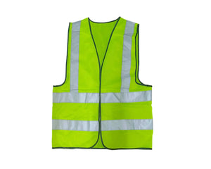 Reflective printed safety vest