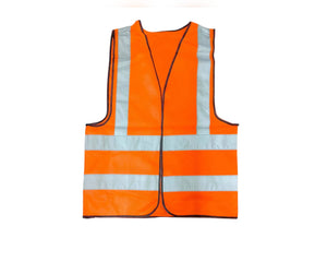 Reflective printed safety ves