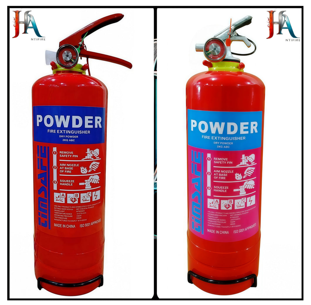 Pack of 2 Fire Extinguishers Dcp 2kg China/Japanese